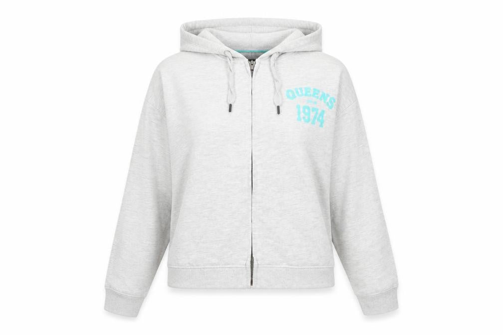 Creeks Women's Grey Hoodie Jacket M Casual