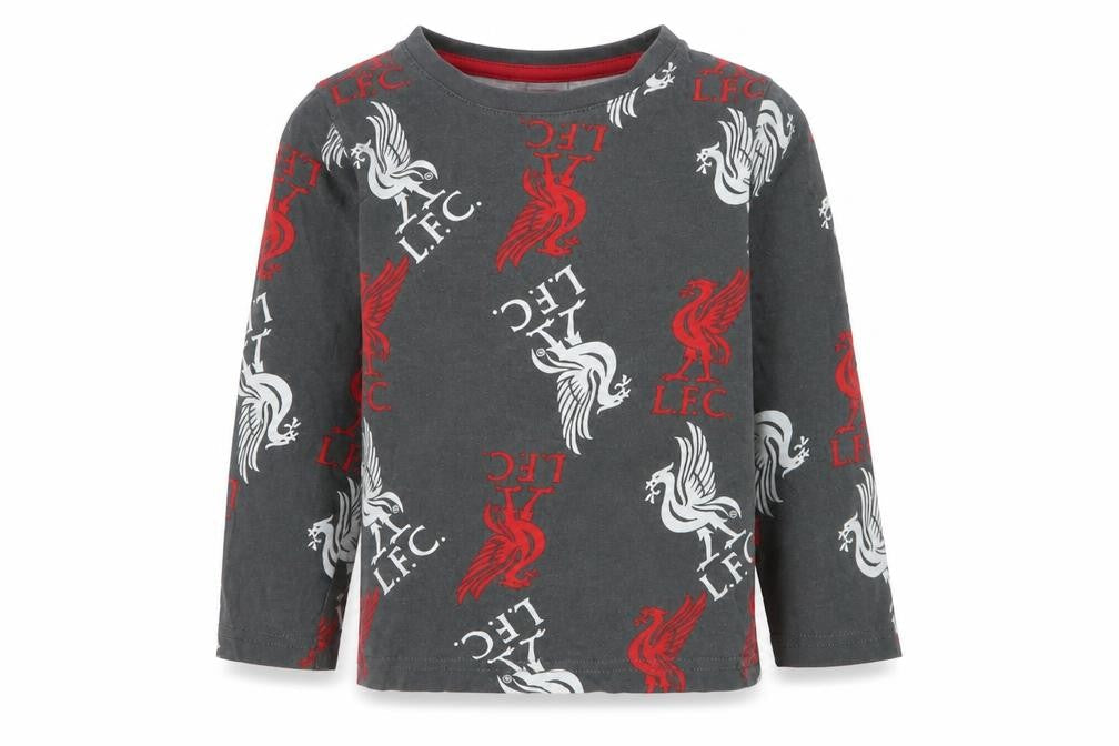 LFC Boys Grey Long Sleeve Graphic T-Shirt 3-4 Years