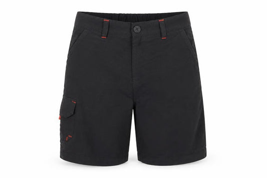 Front view of Regatta boys’ black active shorts 5-6 years with pockets