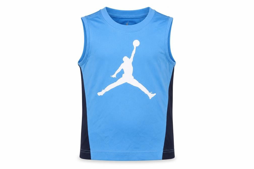 Jordan Boys Blue Basketball Tank Sleeveless Activewear Top