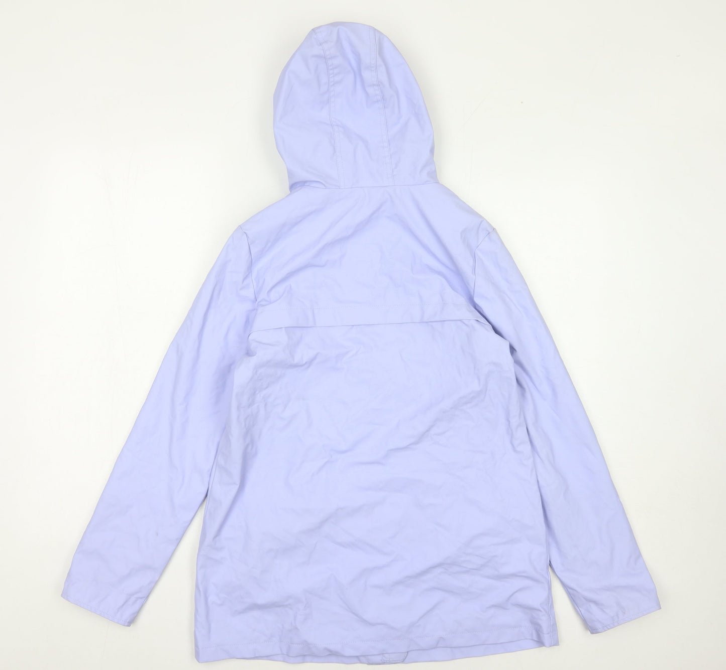 Marks and Spencer Girls Blue Rain Coat, 11-12 Years, Hooded