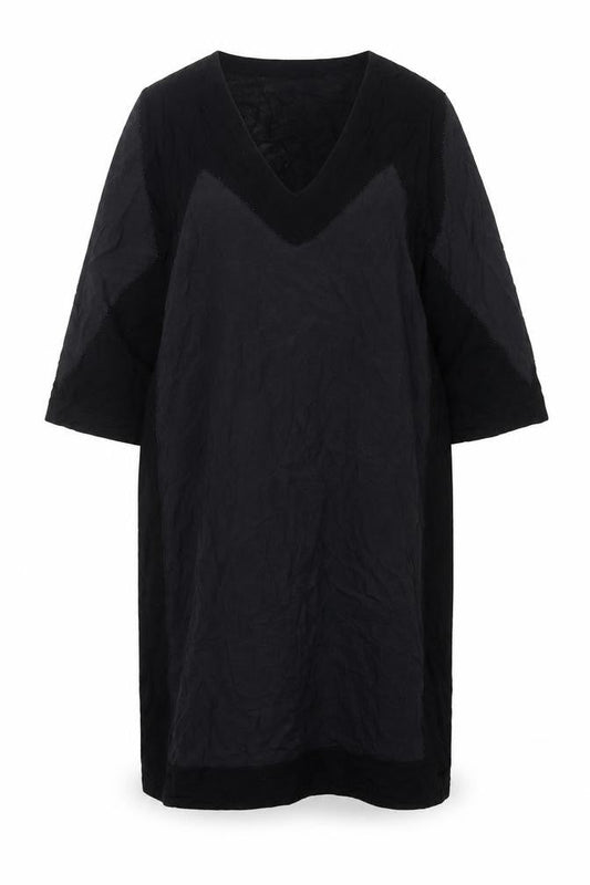 French Connection Women's Black V-Neck Dress Size 10