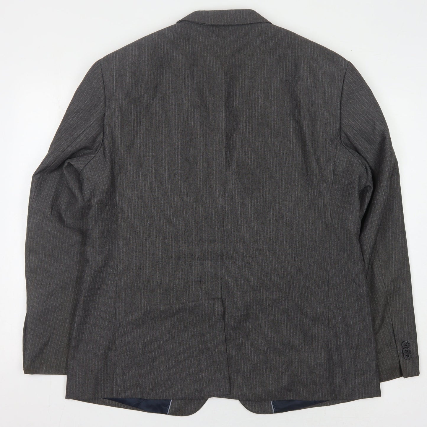 Taylor & Wright Men's Grey Striped Blazer 46R