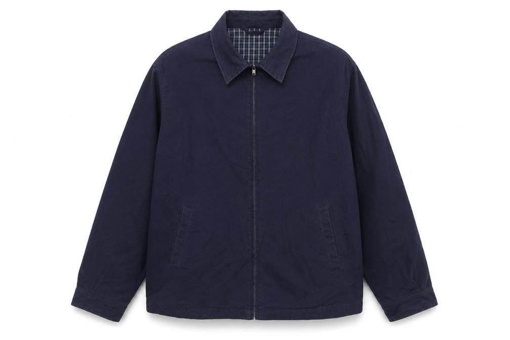 Brooker Men’s Blue Cotton Jacket - Size L