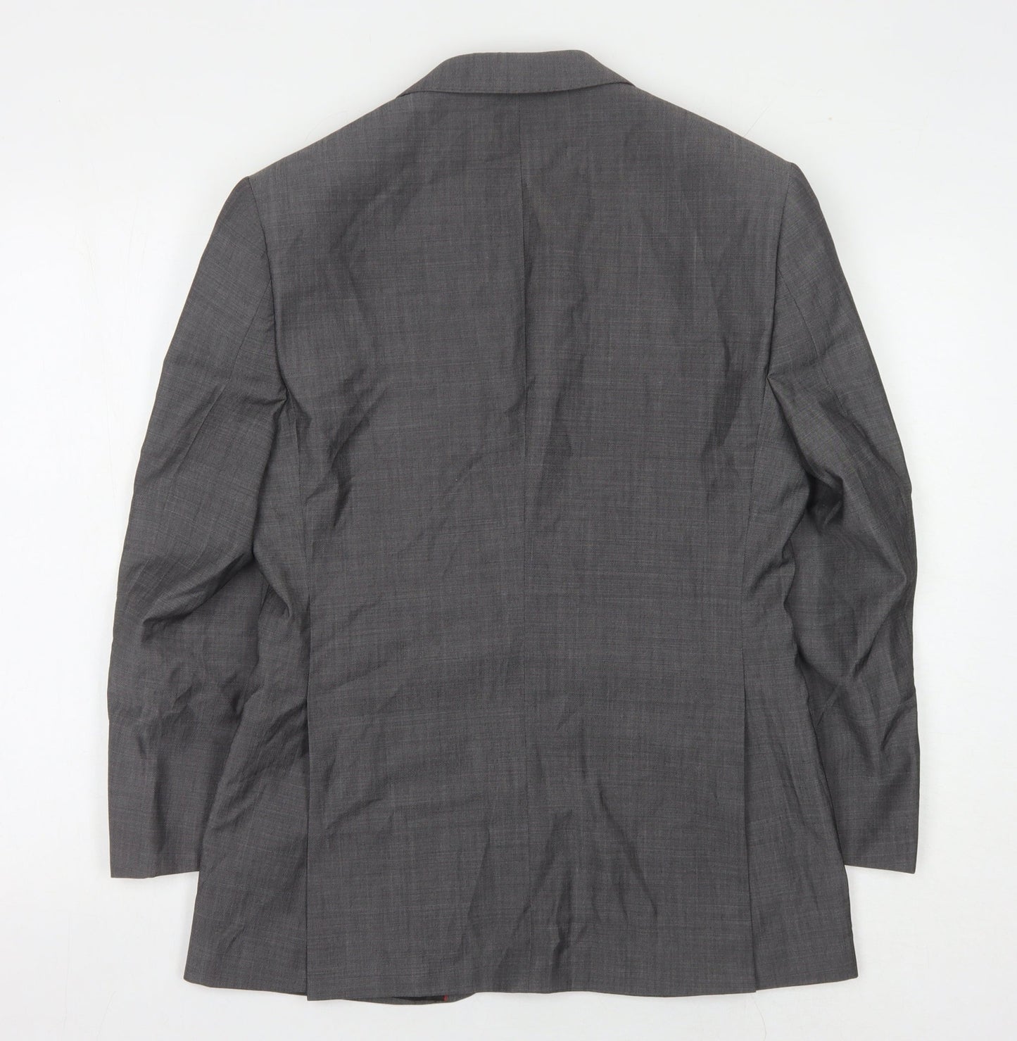 Lambretta Men's Grey Blazer, Size 36S, Wool Blend