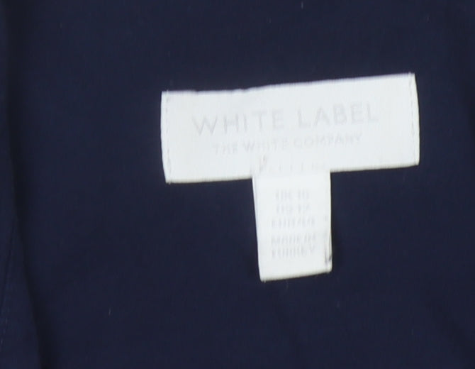 White Label Women's Blue Blouse, Size 16, Relaxed Fit
