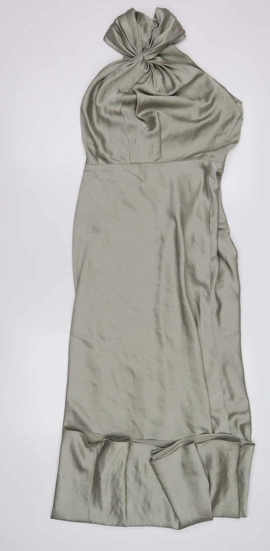 ASOS EDITION Women's Grey Sleeveless Dress