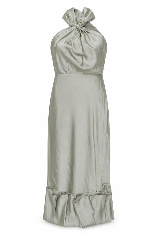 ASOS EDITION Women's Grey Sleeveless Dress