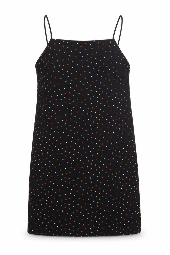 Topshop Women's Black Camisole Polka Dot Tank Size 10