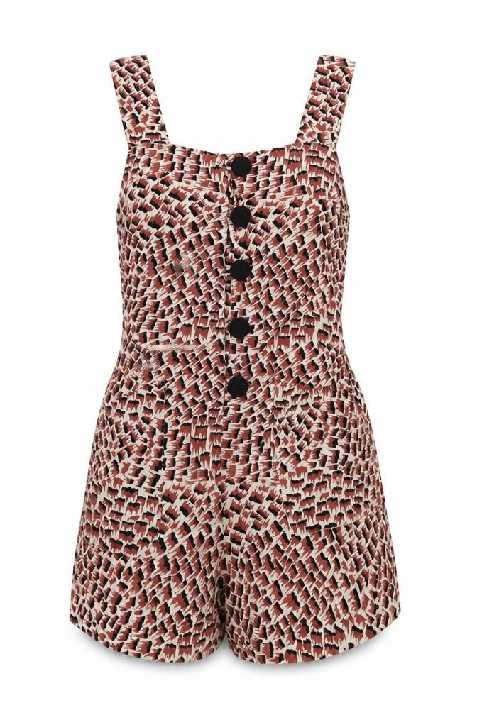 Topshop Women's Multicoloured Size 8 Playsuit
