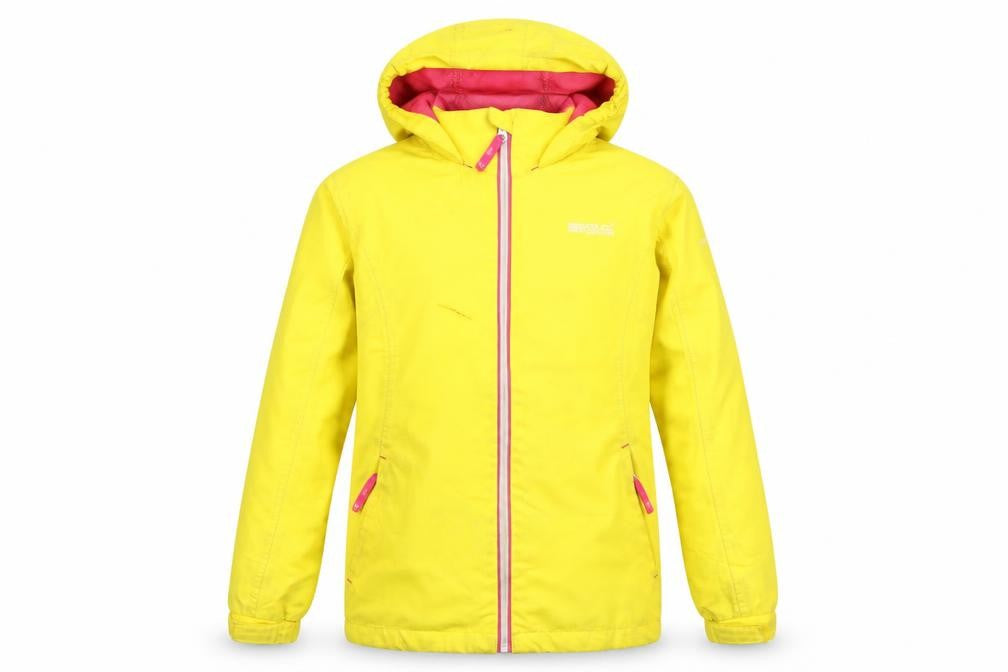 Regatta Girls Yellow Parka Jacket 11-12 Waterproof