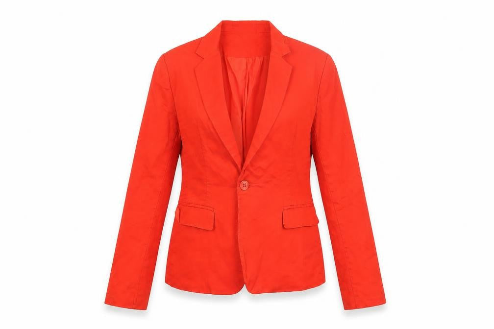 Autograph Women's Red Blazer, Size 8, Slim Fit