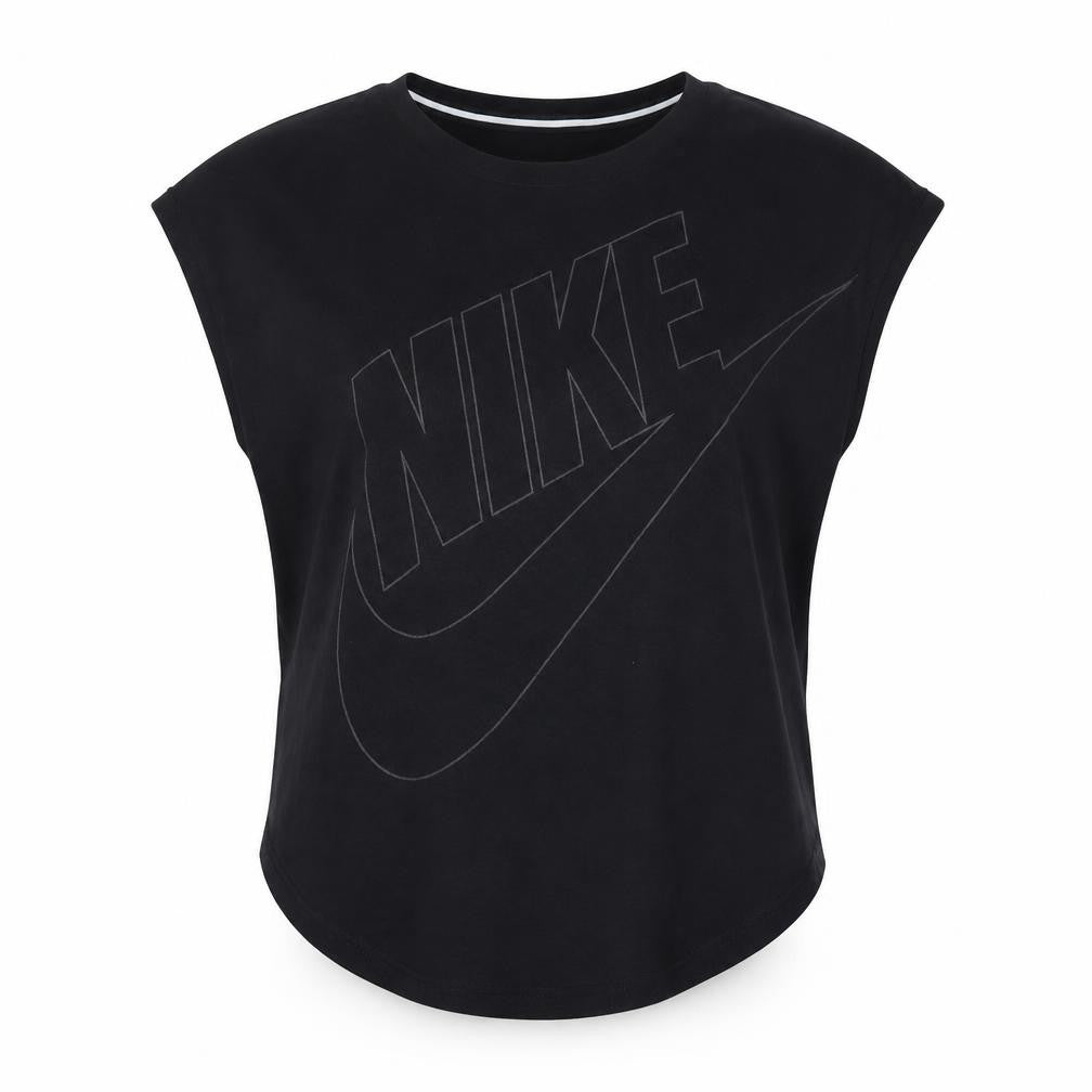 Nike Unisex Black Sleeveless Logo T-Shirt