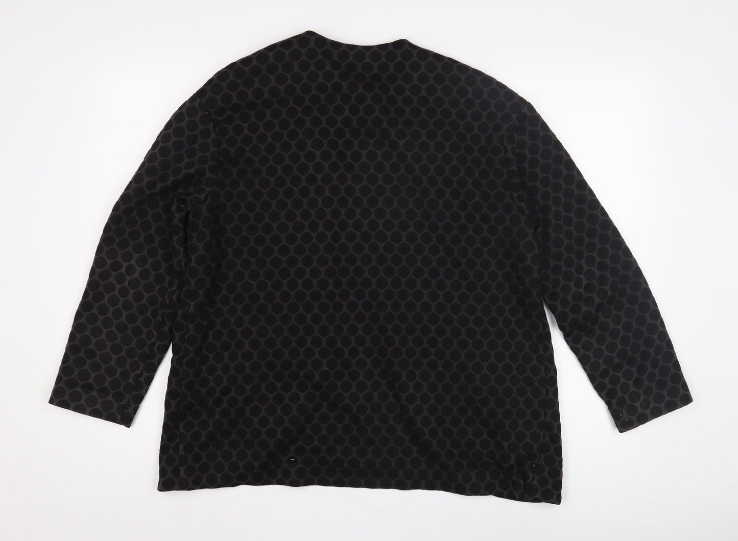 H&M Women’s Black Geometric Blazer, Size S, Casual