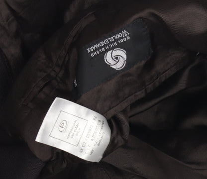 Next Men's Brown Single-Breasted Suit Jacket 42L