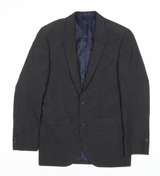 Next Men's Grey Blazer Size 34 Short Jacket