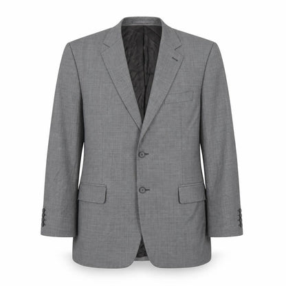 Front view of Jeff Banks Men's Grey Suit Jacket 42R
