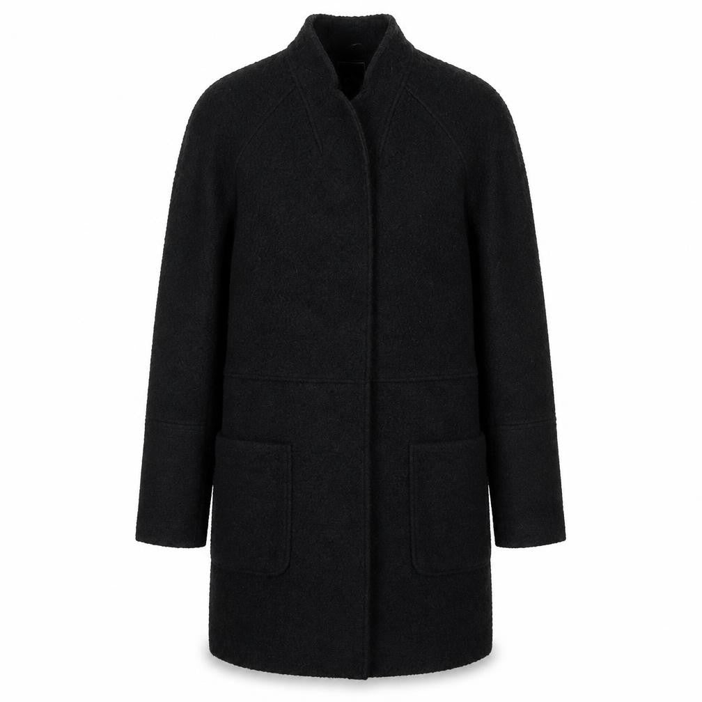 Next Women’s Black Long Overcoat Size 10