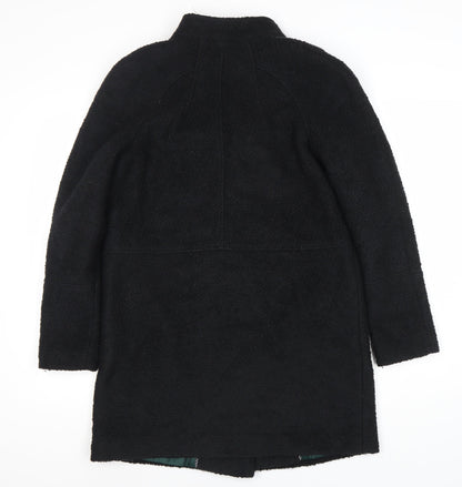 Next Women’s Black Long Overcoat Size 10
