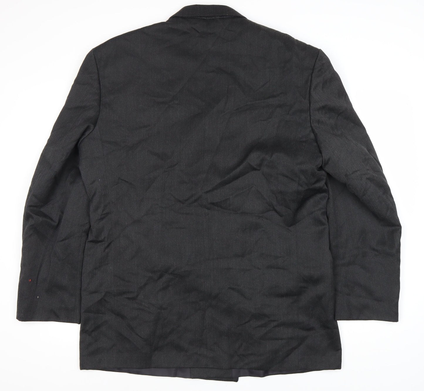 Burtons Men's Black Blazer 44 Long Double-Breasted