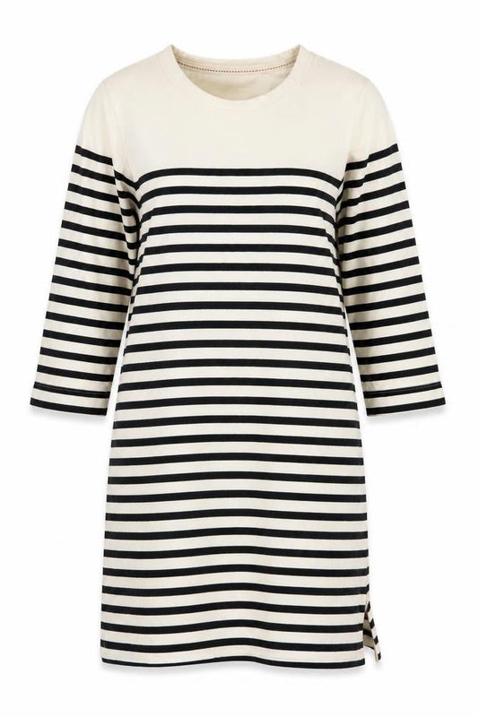 INES DE LA FRESSANGE Women's T-Shirt Dress, S, Striped