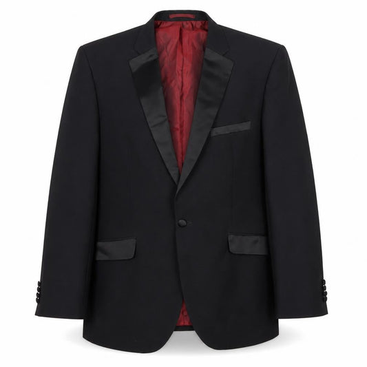 Charlton Gray Men's Black Shawl Collar Blazer 44S