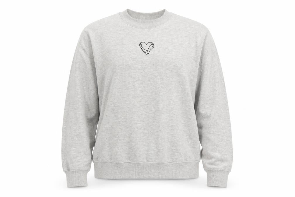 Monki Women’s Grey Pullover Sweatshirt XS