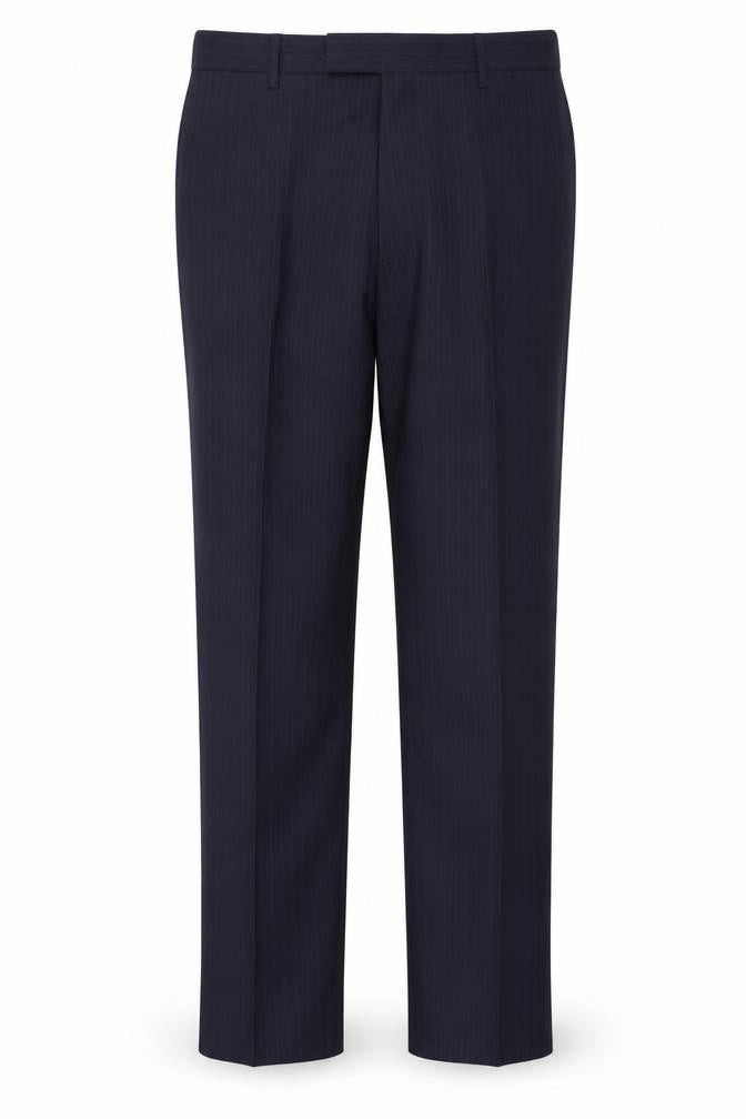 Jaeger Men's Black Striped Dress Pants 36R