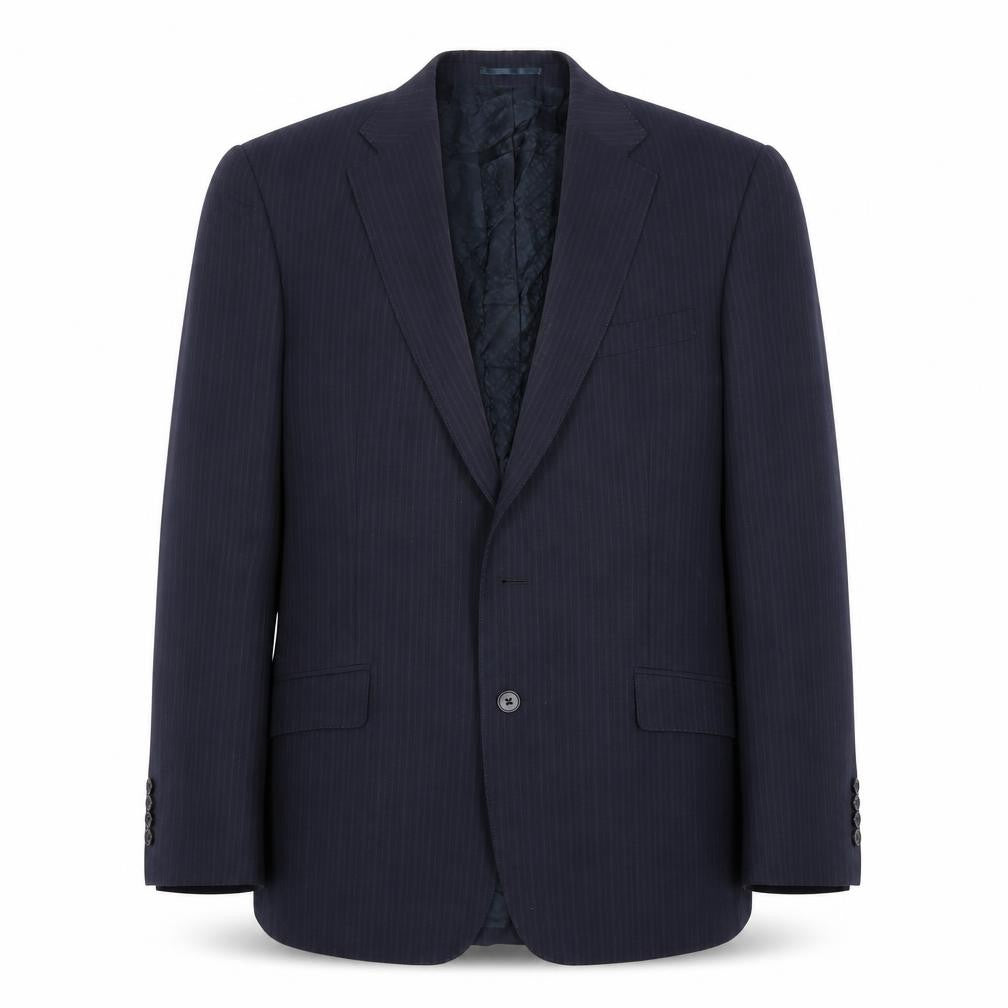 Jaeger Men's Blue Striped Blazer, 42 Regular Fit