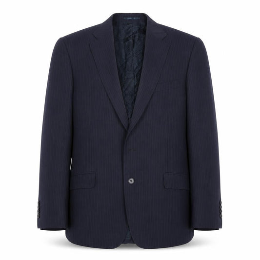 Jaeger Men's Blue Striped Blazer, 42 Regular Fit