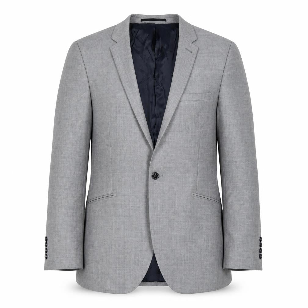 Austin Reed Men's Grey Blazer 40R Single-Breasted Notch