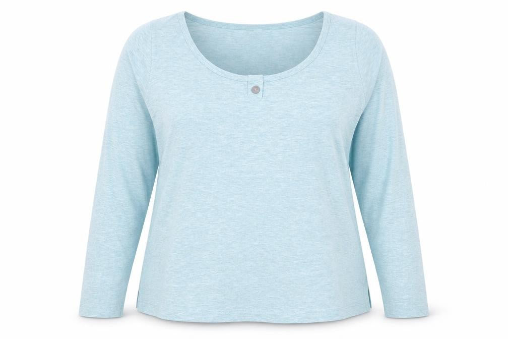 Hawkshead Women's Blue Long Sleeve T-Shirt Size 20