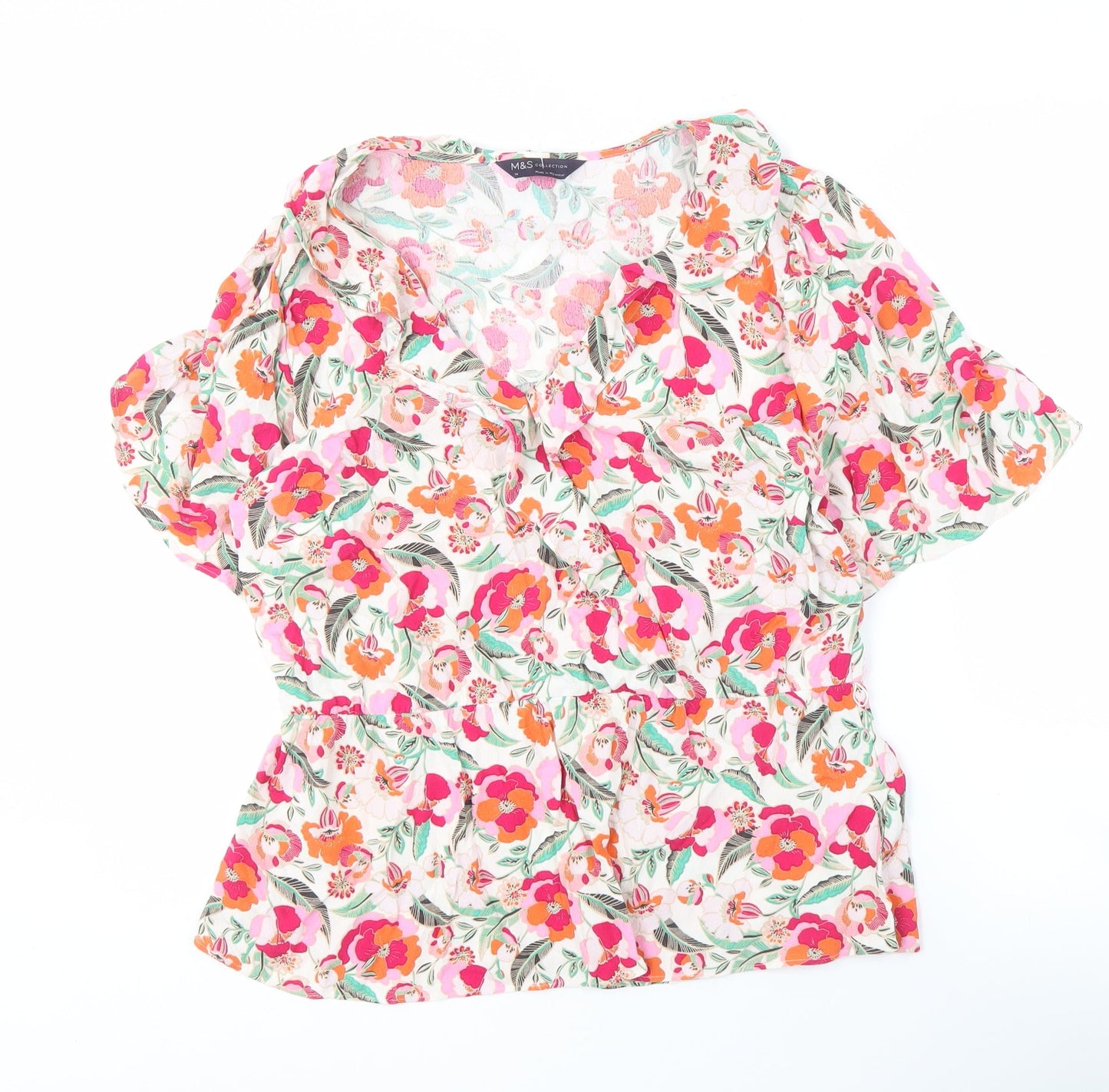 Marks & Spencer Women's Floral Blouse Size 14