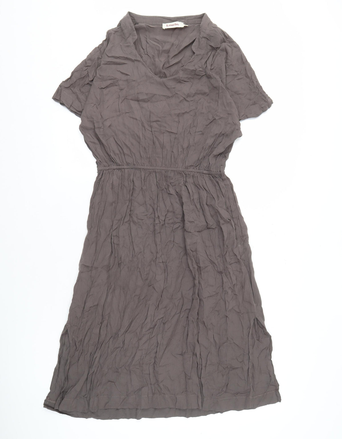 Louche Women's Grey Sheath Dress Size 12