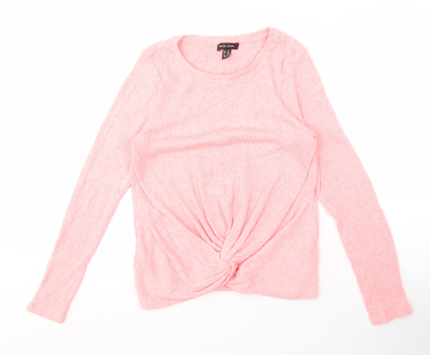 New Look Women's Pink Pullover Jumper, Size 12