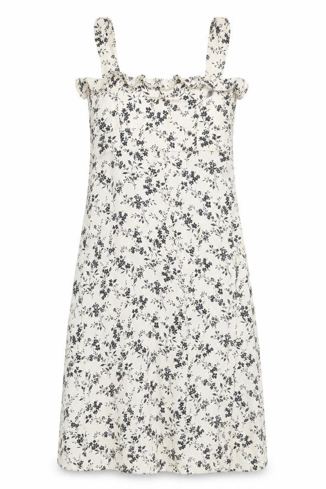 Zara Women Beige Floral Strappy Dress Size 2