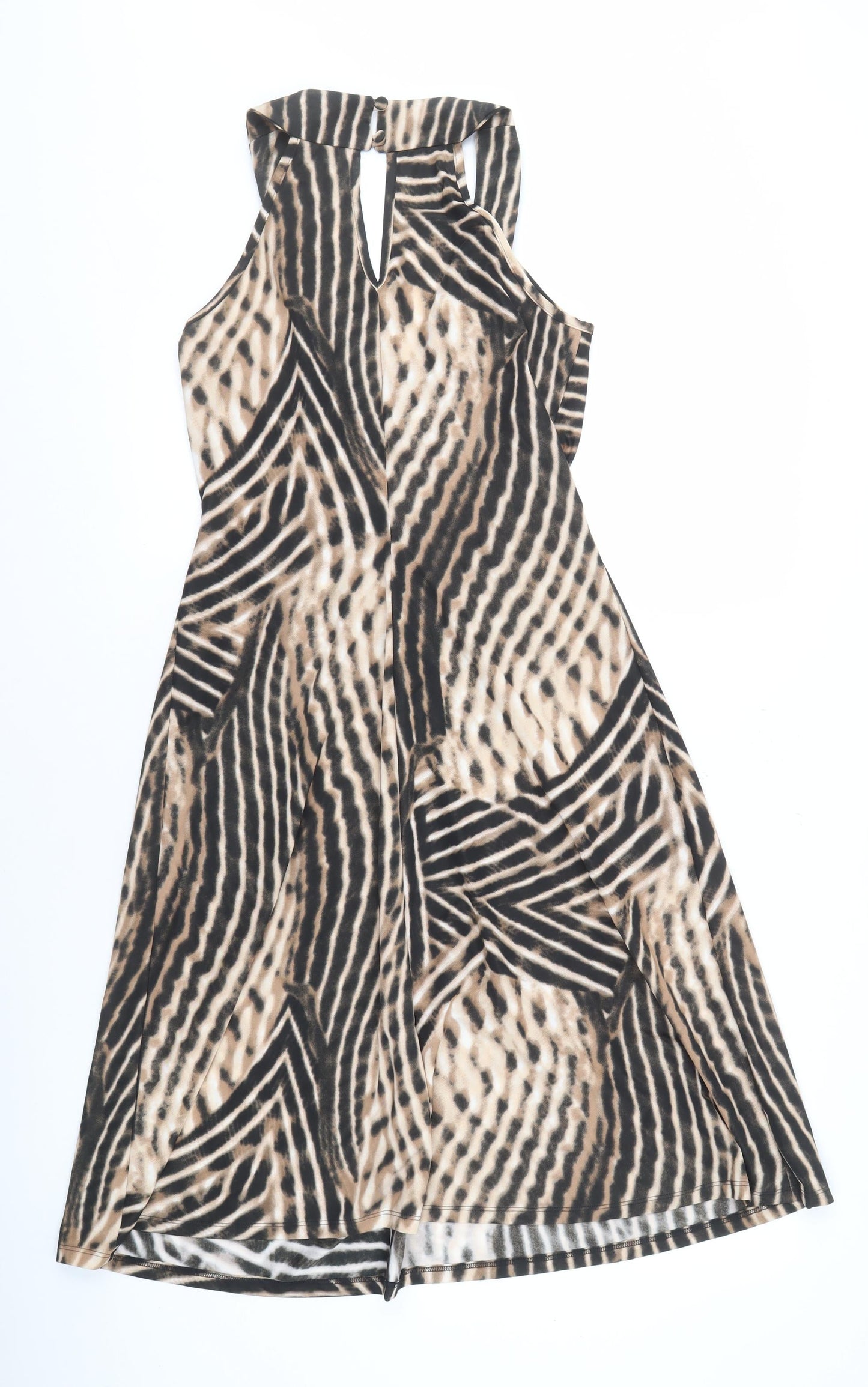 Star by Julien Macdonald Women's Multicoloured Animal Print Beaded Dress