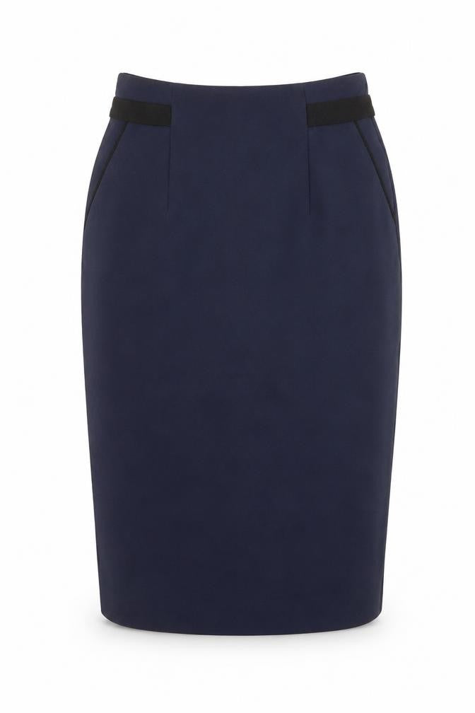 Jasper Conran Women's Blue Pencil Skirt Size 8