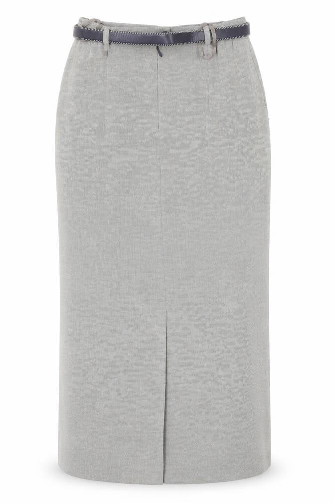 Marcona Women's Grey Herringbone Pencil Skirt Size 12