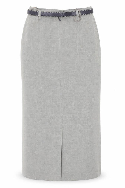 Marcona Women's Grey Herringbone Pencil Skirt Size 12