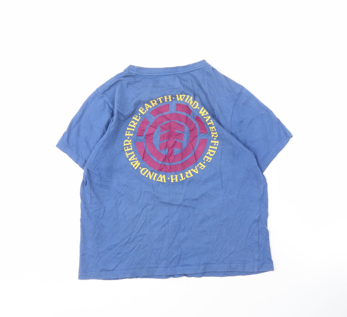 Element Unisex Blue T-Shirt Size 12 Crew Neck Casual