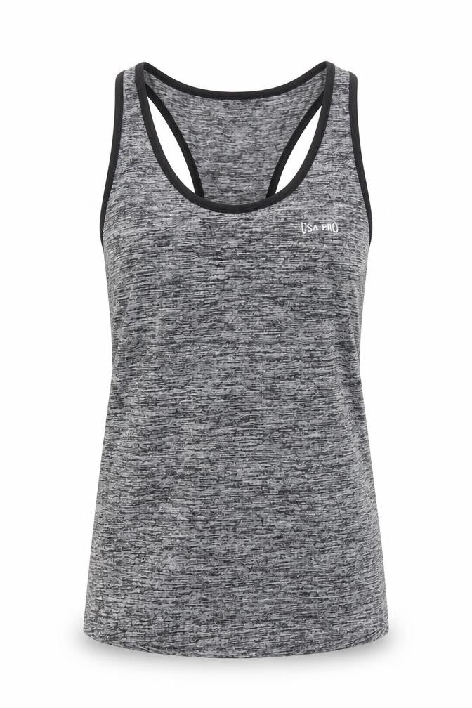 USA Pro Women's Grey Tank Top Size 10, Gym Essential