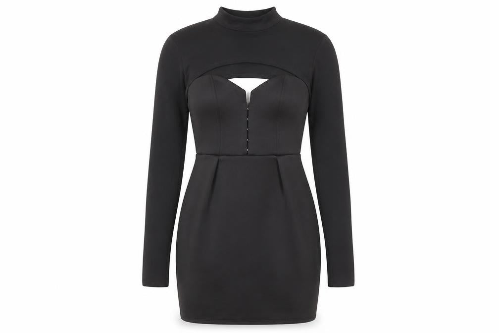 ASOS Women's Black Bodycon Short Dress Size 10