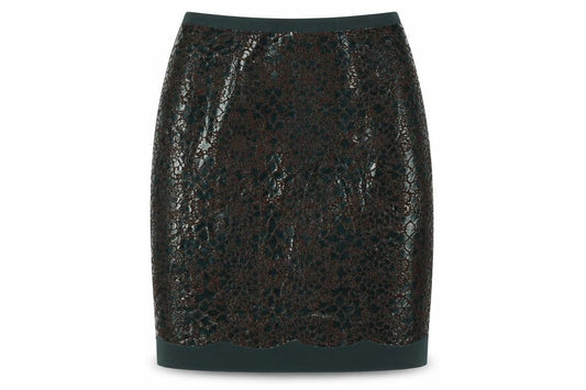 Nougat London Women's Green Pencil Skirt, Floral, Autumn/Winter