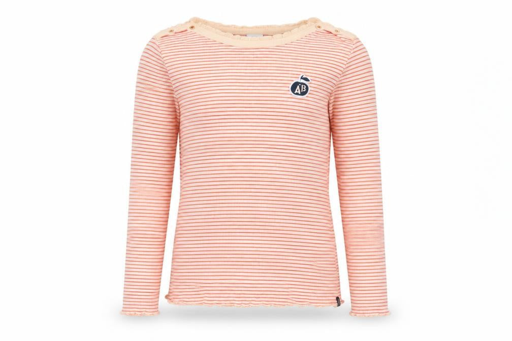 Scotch & Soda Girls Multicoloured Striped T-Shirt, Size 12 Years