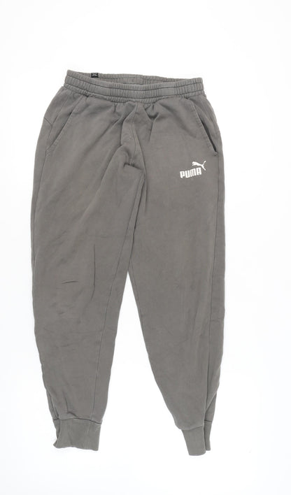 Puma Womens Grey Joggers - Activewear Trousers Size S,
