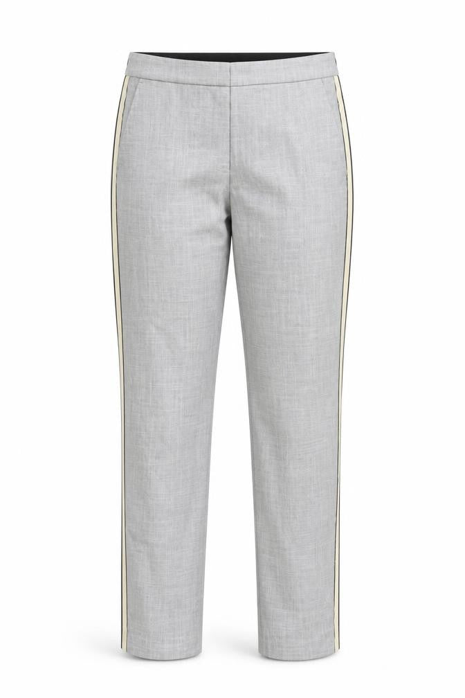 Zara Women's Grey Trousers, M, Straight Fit