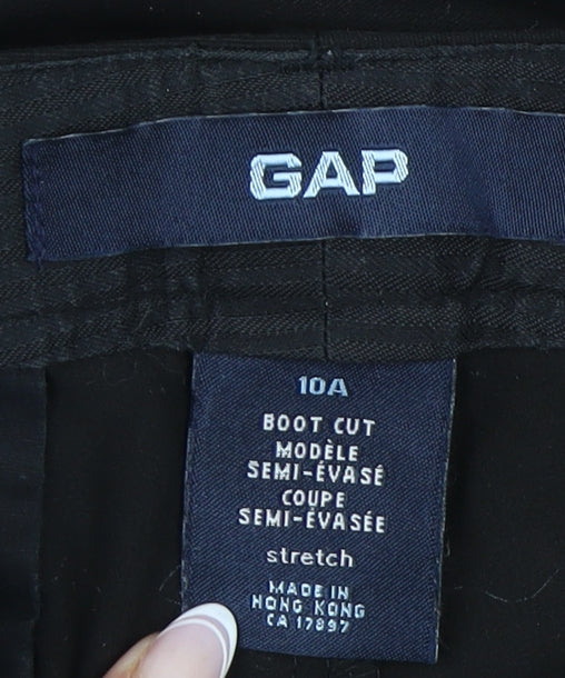 GAP Women's Black Bootcut Trousers Size 10
