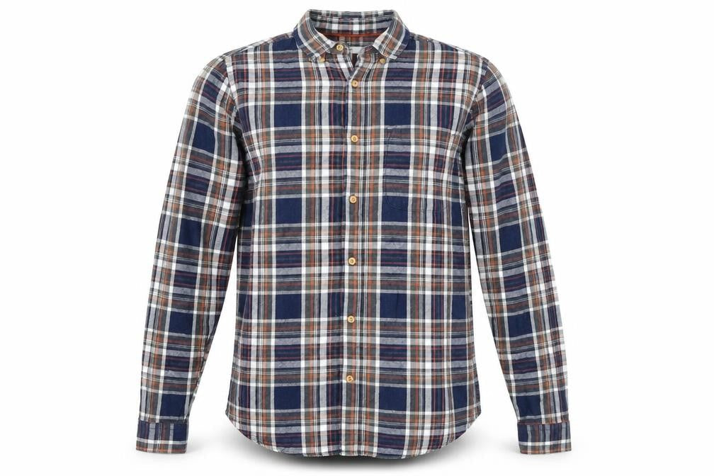M&Co Men's Multicoloured Plaid Shirt Small