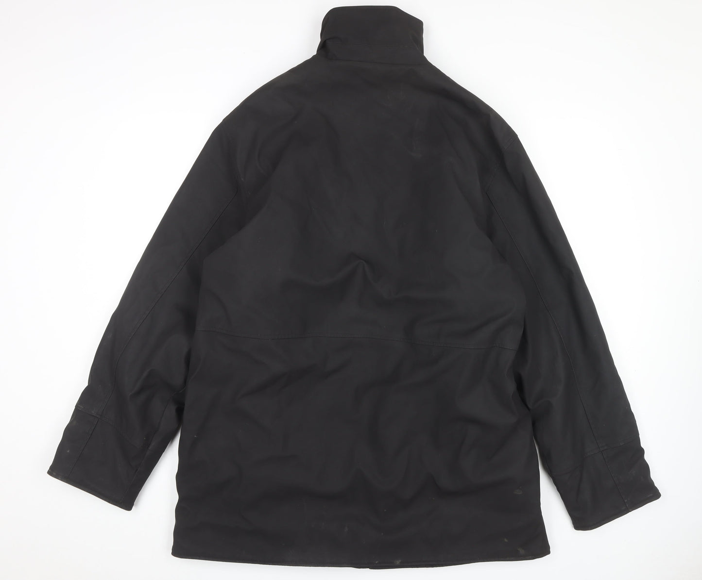 Foxhole Men's Black XL Mid-Length PVC Jacket